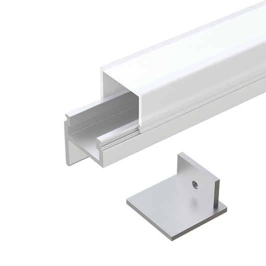 Upwards and downwards Shining aluminium led profile light furniture cabinet AP35